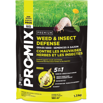 Semences à gazon contre les mauvaises herbes et les insectes, 5 en 1 de PRO-MIX